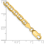 14k 4.5mm Concave Anchor Chain