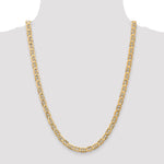 14k 6.25mm Concave Anchor Chain