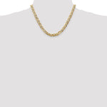 14k 7mm Concave Anchor Chain