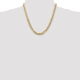 14k 7mm Concave Anchor Chain