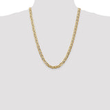14k 7mm Concave Anchor Chain