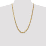 14k 7mm Concave Anchor Chain