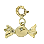 Pendant in 14k Gold with Diamonds