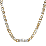 Necklace in 14k Gold with Diamonds