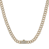 Necklace in 14k Gold with Diamonds