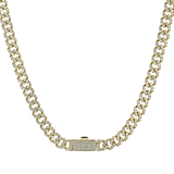 Necklace in 14k Gold with Diamonds