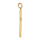 14k Polished Cross Pendant