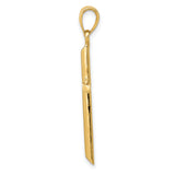 14k Polished Cross Pendant