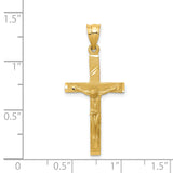 14k Crucifix Pendant