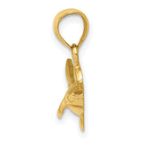 14K Shark Pendant