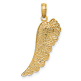 14K Angel Wing Pendant