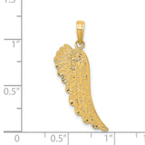 14K Angel Wing Pendant
