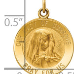 14k Our Lady of Sorrows Medal Charm