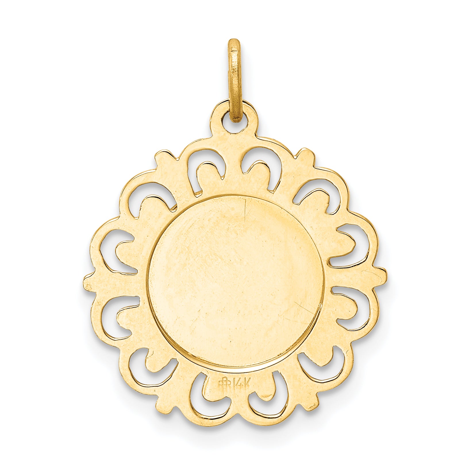 14k Our Lady of Sorrows Medal Pendant