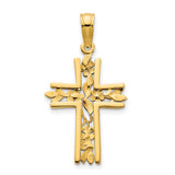 14ky Fancy Cross Pendant