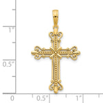 14k Fancy Cross Pendant