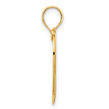 14k  Open Heart Pendant