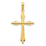 14ky Fancy Cross Pendant