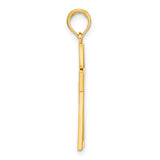 14k Polished Cross Pendant