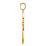 14k Polished Fancy Cut-out Cross Pendant