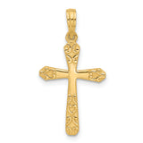 14k Fancy Cross Charm