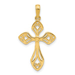 14k Fancy Cross Charm