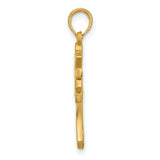 14KY Fancy Cross Charm