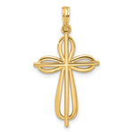 14KY Fancy Cross Charm
