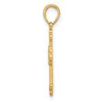 14KY Fancy Cross Charm