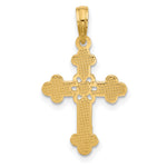 14KY Fancy Cross Charm