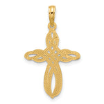 14KY Fancy Cross Charm