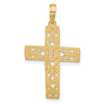 14KY Fancy Cross Charm