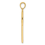 14K Polished Cross Pendant