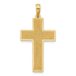 14K Polished Cross Pendant
