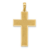 14K Polished Cross Pendant
