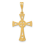 14K Polished Cross Pendant