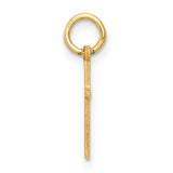 14k Polished Cross Charm