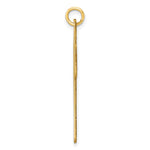 14k Polished Cross Charm