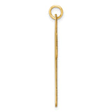 14k Polished Cross Charm