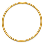 14k 3mm Polished Round Tube Slip-on Bangle