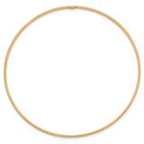 14k 1.5mm Polished Slip-on Bangle Bracelet