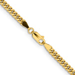 14k 3.5mm Solid Miami Cuban Chain