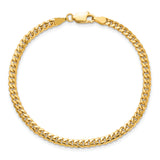 14k 3.5mm Solid Miami Cuban Chain