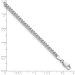 14k White Gold 3.5mm Solid Miami Cuban Chain