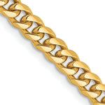 14k 4.25mm Solid Miami Cuban Chain