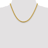 14k 4.25mm Solid Miami Cuban Chain