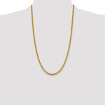 14k 4.25mm Solid Miami Cuban Chain