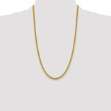 14k 4.25mm Solid Miami Cuban Chain