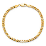 14k 4.25mm Solid Miami Cuban Chain