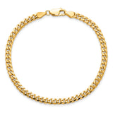 14k 4.25mm Solid Miami Cuban Chain